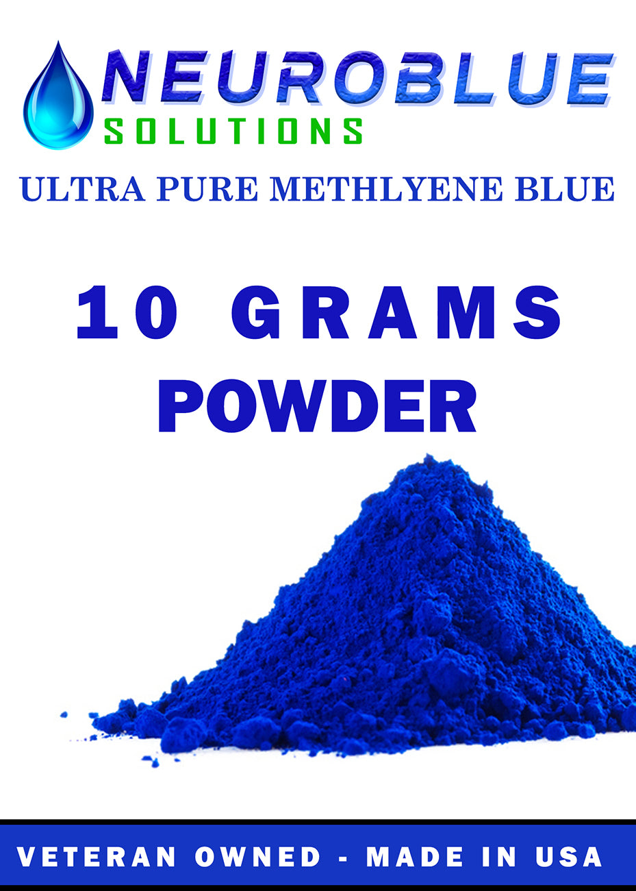 Methylene Blue Powder 10 grams USP Grade